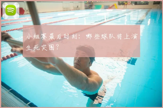 小组赛最后时刻：哪些球队将上演生死突围？