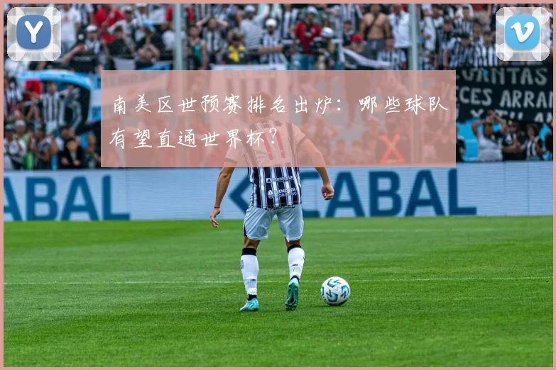 南美区世预赛排名出炉：哪些球队有望直通世界杯？